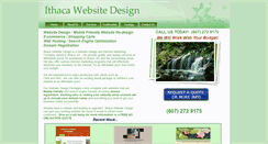 Desktop Screenshot of ithacawebsitedesign.com